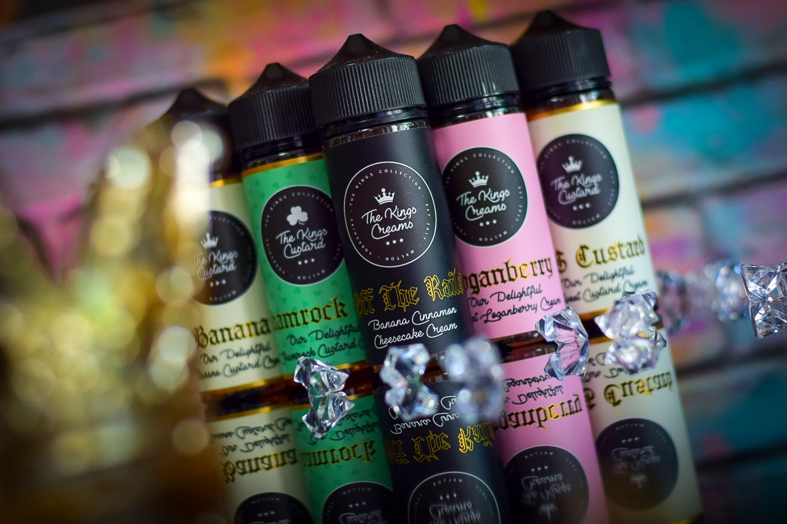 kings custard vape juice The Kings Collection 60ml Longfill | 9mg main image 1