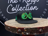 KINGS OG HAT - BLACK / GREEN / GOLD (SHAMROCK)